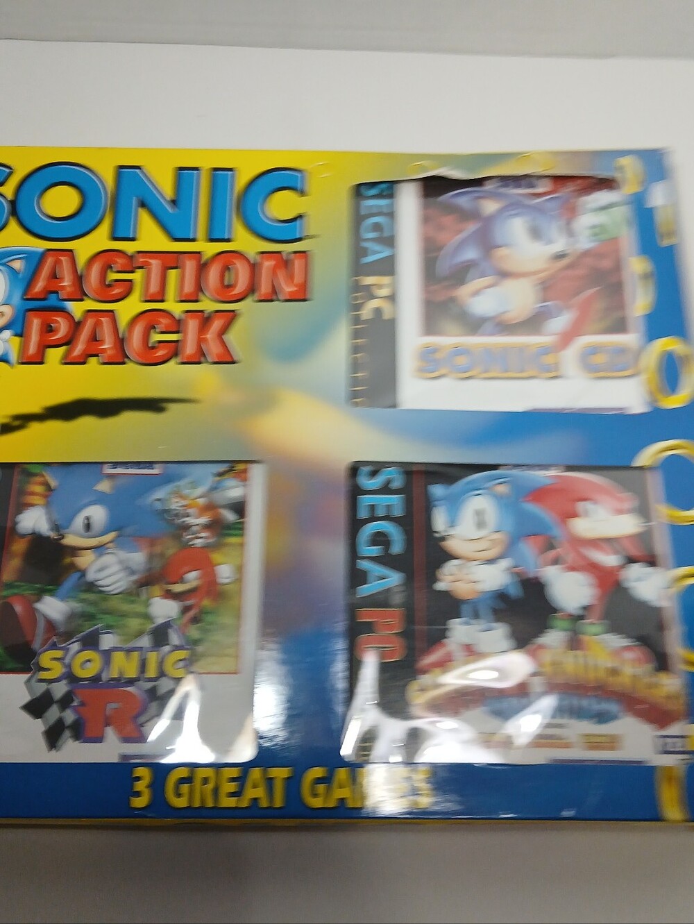 Sonic The Hedgehog Rare Action Pack X3 Games READ
